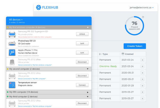 Fácil acesso remoto aos dispositivos com o FlexiHub