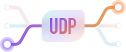 TCPが使用できない場合はUDP送信