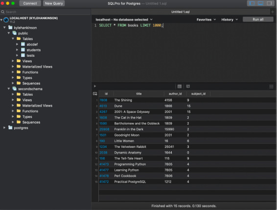 Sequel Pro Features