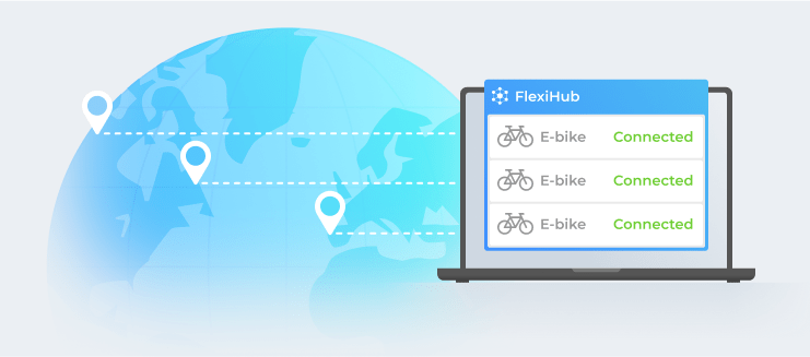 acceder a cualquier bicicleta eléctrica remota