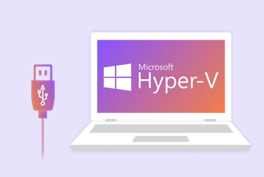 Como Acessar um USB no Hyper-V