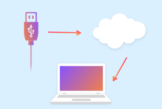 Redirigez des périphériques USB et série vers le cloud