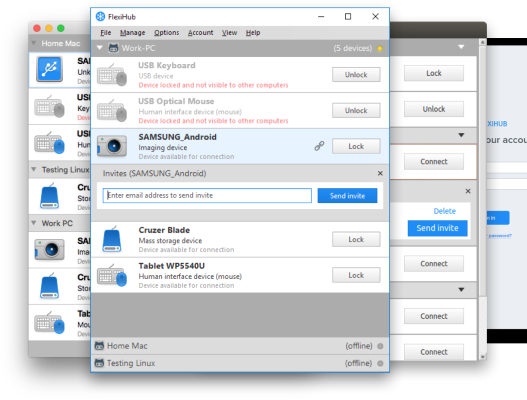 IoT Device Control with FlexiHub