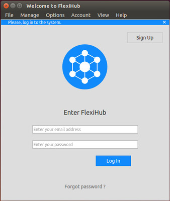 Log into your FlaxiHub account