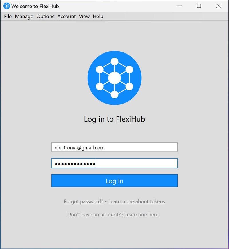  Your FH login credentials are the same email and password you’ve used to register your FlexiHub account