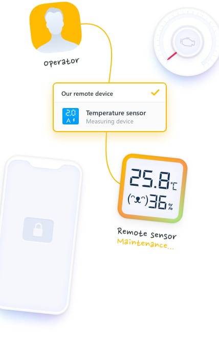 Access to the devices of individual customers