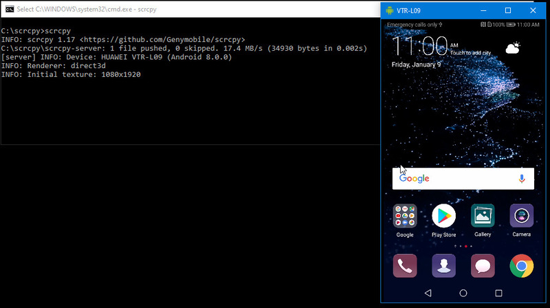 ScrcpyでAndroidに無料でアクセス