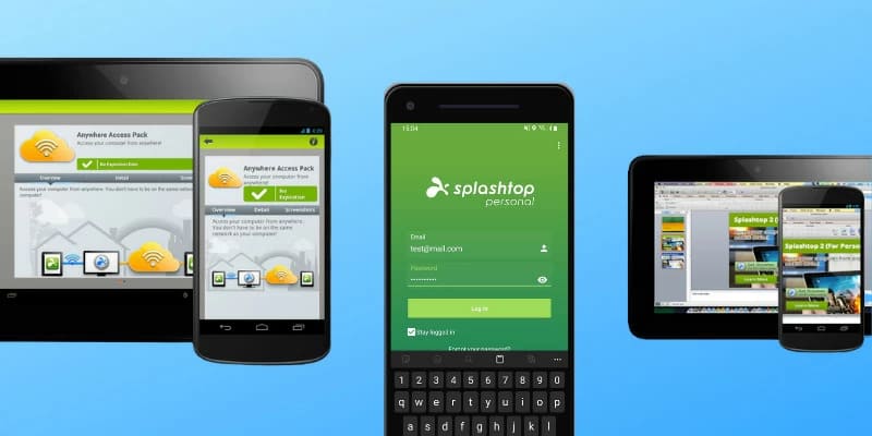 Splashtop Android リモート アクセス ソフトウェア