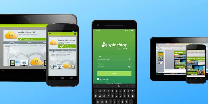 Logiciel d'accès à distance Splashtop Android