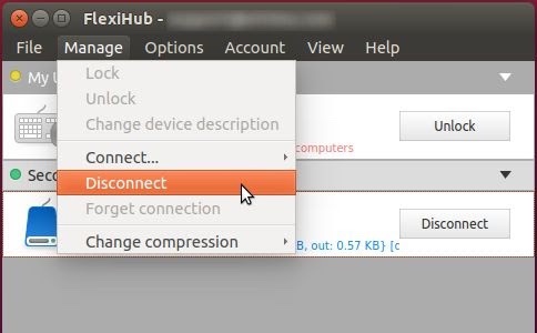 Redirecionamento FlexiHub no Linux