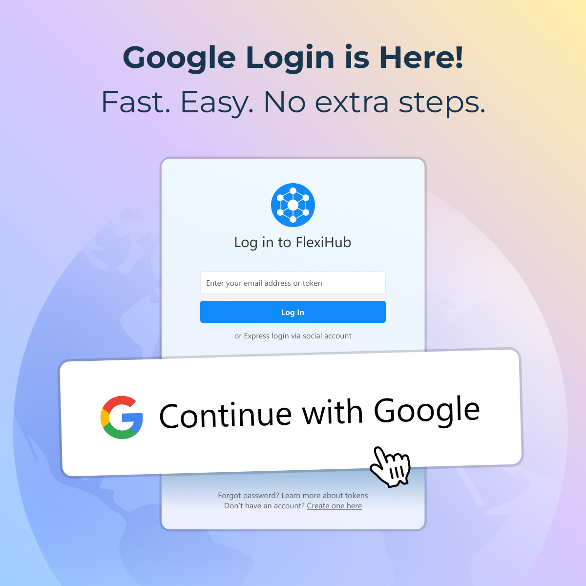 FlexiHub gets easier - Sign In with your Google account in a few clicks!