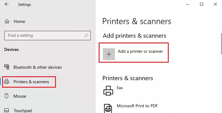 scanner hinzufügen windows 10