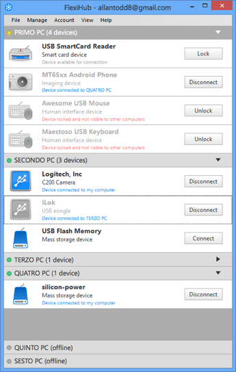 Serial port devices over Network
