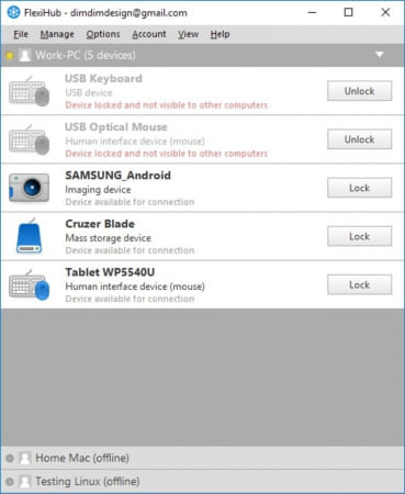 Compartir escáner USB con Flexihub