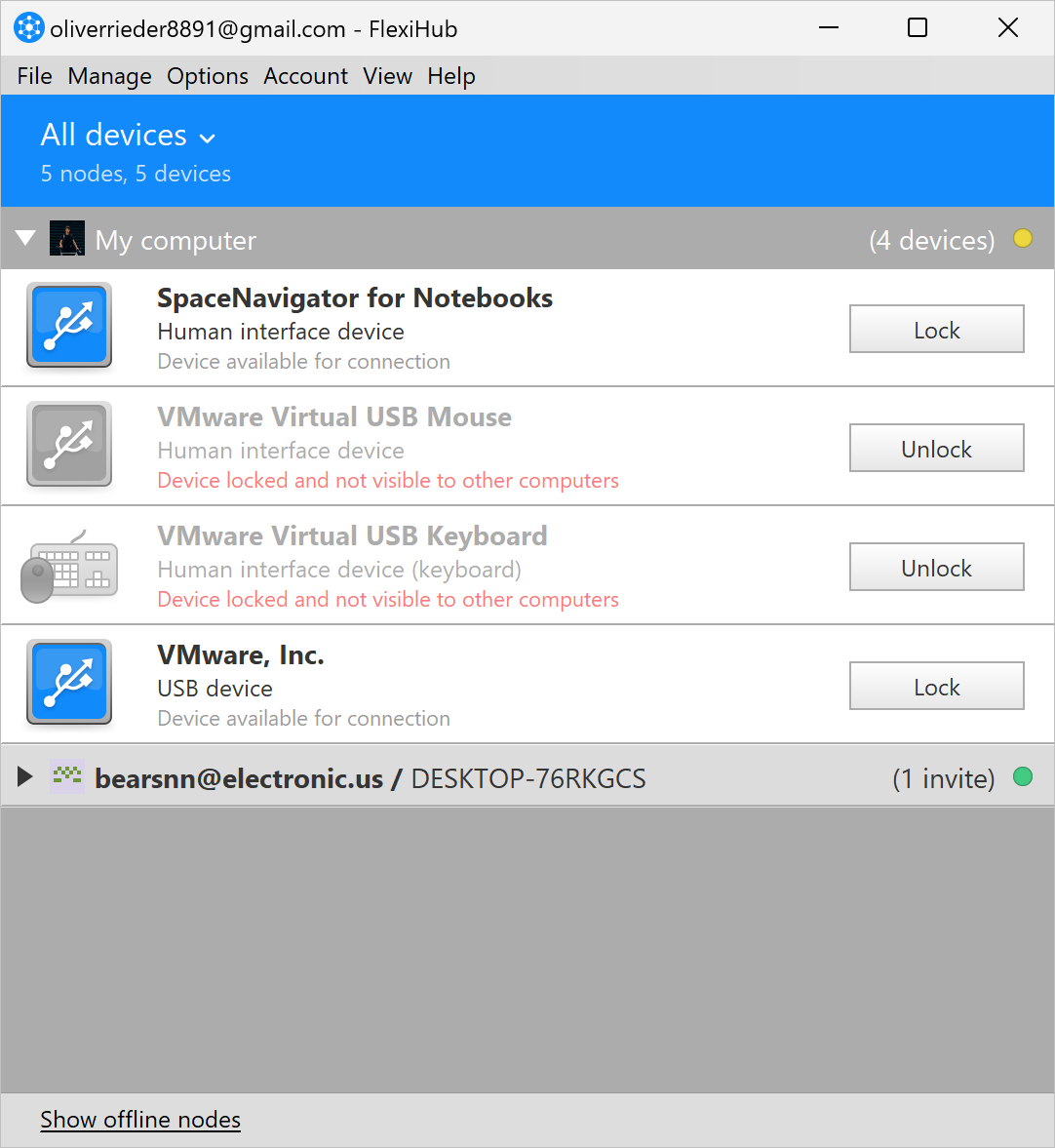 nøgen transmission ammunition USB Redirector - Remote USB Devices Software