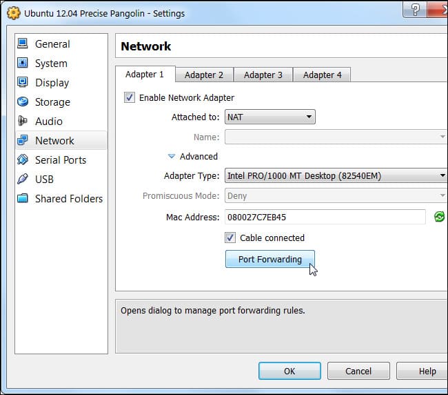 forward ports