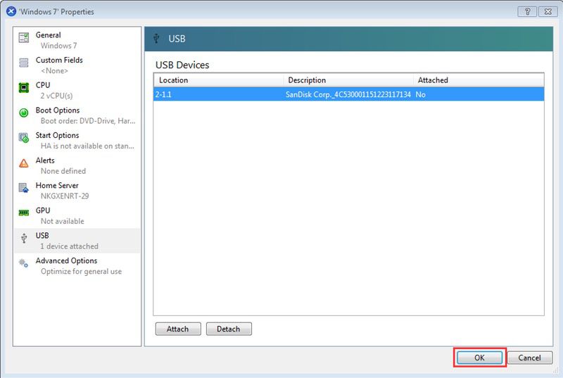 detach usb xenserver