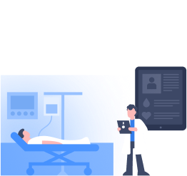 Données numérisées sur les patients, accessibles depuis tout l'établissement.