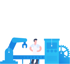 Assemblage et processus de machines commandés à distance avec FlexiHub.