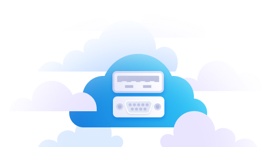 Accesso su Cloud ai dispositivi collegati con COM ed USB.